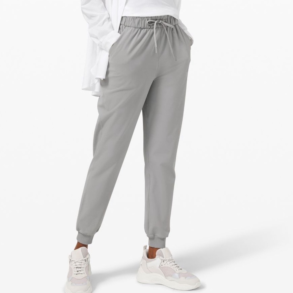 lululemon athletica Gray Drawstring Jogger Pants